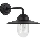 Ks Verlichting wandlamp - Gusto Retro - Buitenlamp - E27 - Industrieel - Glas - Aluminium - Zwart