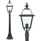 Ks Verlichting Klassieke tuinlamp Elkenrade groen