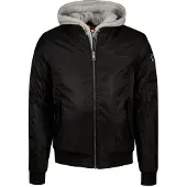 Lonsdale Tussenjas lichtgrijs / zwart