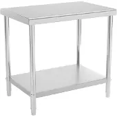 Royal Catering RVS werktafel - ECO - 90 x 60 cm - 250 kg -