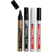Edding -750 glanslakmarker zwart 10ST 2-4 mm / 4-750-9-001
