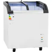 Royal Diepvries - 180 L - - glazen deuren
