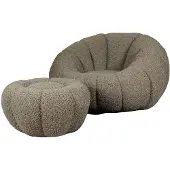 DS4U Olivia DLX fauteuil teddy - groen