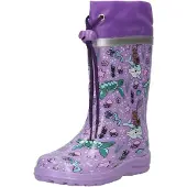 Beck Regenlaarzen 'Ocean Tale' lila / gemengde kleuren