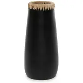 Bazar Bizar Vaas Sneaky | terracotta zwart 14x14x31 cm vazen | NADUVI