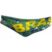 Turbo Brasil New Swimming Brief Groen 11-12 Years Jongen