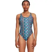 Zoggs Master Back Swimsuit Blauw 34 Vrouw