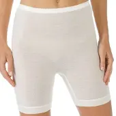 Mey Slip met normale pijp Serie Wool&Silk Wit | Maat 40