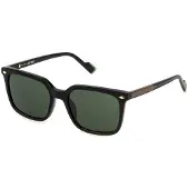 Sting Zonnebril - - SST515 - Glanzend zwart acetaat - Unisex - Vierkant 53 mm