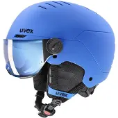 Uvex Skihelm Junior Rocket Visor Blue Mat-55 - 58 cm