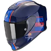 Scorpion Exo-R1 Evo Air FC Barcelona helm, blauw/rood, maat XS (53/54)