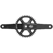 Microshift square-axle crankstel Sword Black 1x9V 40 tanden || Maat: 170
