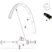 Mavic Lagers Met Gewassen Wasmachine En Clipset 10x22x6 Mm