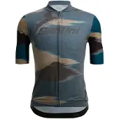 Santini Watt Indoor Korte Mouw Wielertrui