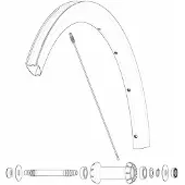 Mavic Front Cosmic Slr 40 Rb Racefietsvelg