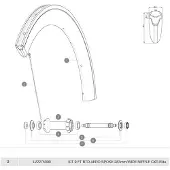 Mavic Aero Cxr Elite Exalith Front Spaken 9 Eenheden