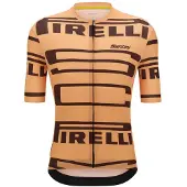 Santini Pirelli Korte Mouw Wielertrui