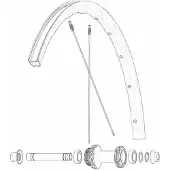 Mavic Front/rear Ksyrium Sl Disc Racefietsvelg