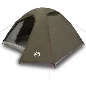 vidaXL Koepeltent 4-persoons waterdicht bruin