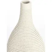 Light & Living - Vaas YOUNA - 16x12x33cm - Wit