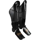 Everlast Titan Pro Striking Shin Guards Zwart S