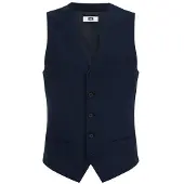 Fundamentals - Heren slim fit gilet - Slim Fit - Donkerblauw - Maat: 56