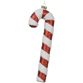Décoris Zuurstok | plastic | rood/wit | 30cm