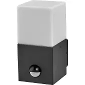 Ledvance LED Armatuur E27 | Endura Classic Figo Square Wall Sensor E27 Dark Gray