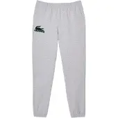 Lacoste Broek grijs gemêleerd / donkergroen