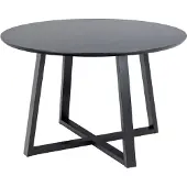 Fonq Oak Eettafel - Ø 120 cm - Zwart
