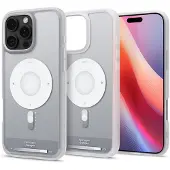 Spigen Ultra Hybrid MagSafe iPhone 16 Pro Hoesje Zilver