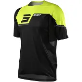 Shot Rogue Revolt Long Sleeve Jersey Zwart / Geel