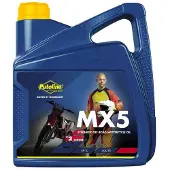 Putoline MX5 Synthetische 2-takt Motocross Enduro Motorolie Mengolie - 4 Liter