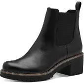 Marco Tozzi Damenschuhe Stiefel Reißverschluss Stiefelette Schwarz Freizeit