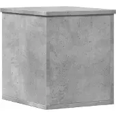 vidaXL Opbergbox 30x35x35 cm bewerkt hout betongrijs