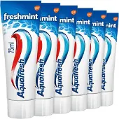 Aquafresh 6x Tandpasta Fresh & Minty 75 Ml