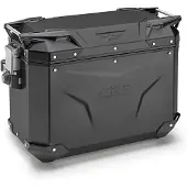 Givi Alu-zijkoffer Trekker Outback Evo LINKS 48L MONOKEY ZW. oranje