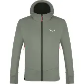 Salewa Heren fleece Jas Puez Polarlite Hoodie Grijs || Maat: XL