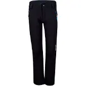 TROLLKIDS - Kid's Fjell Softshell Pant - Softshellbroek 128, zwart