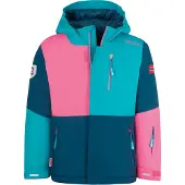 TROLLKIDS Tussenjas 'Hallingdal' navy / lichtblauw / pink