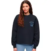 Superdry Sweatshirt 'Athletic' marine / donkerblauw