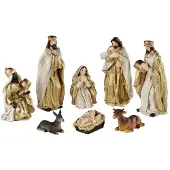 Ksd Kerstgroep poly l5b4h12.5 cm mlt 8st