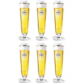 Warsteiner Bierglazen op Voet - 400 ml - 6 stuks
