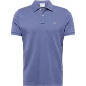 Gant Shirt saffier / lichtgrijs / rood / wit