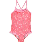 Playshoes Badpak 'Hawaii' koraal / lichtroze / donkerroze