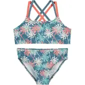 Playshoes Badpak marine / turquoise / watermeloen rood / wit