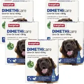 Beaphar Dimethicare Line-On Hond - Anti vlooien en tekenmiddel - 5 x 6x4.5 ml Van 30kg