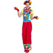 Coppens Clownskostuum dames | Maat 48 |