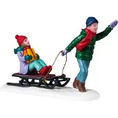 Lemax Caddington Village Kerstdorpminiatuur Christmas Eve Visit (kerstavond) 2,8 X 8,2 X 5,7 Cm