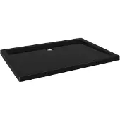 vidaXL Douchebak rechthoekig 80x110 cm ABS zwart